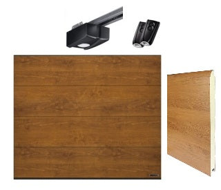 Porte de garage IsoMatic Profil L Dimensions LxH 2500 x 2125 mm