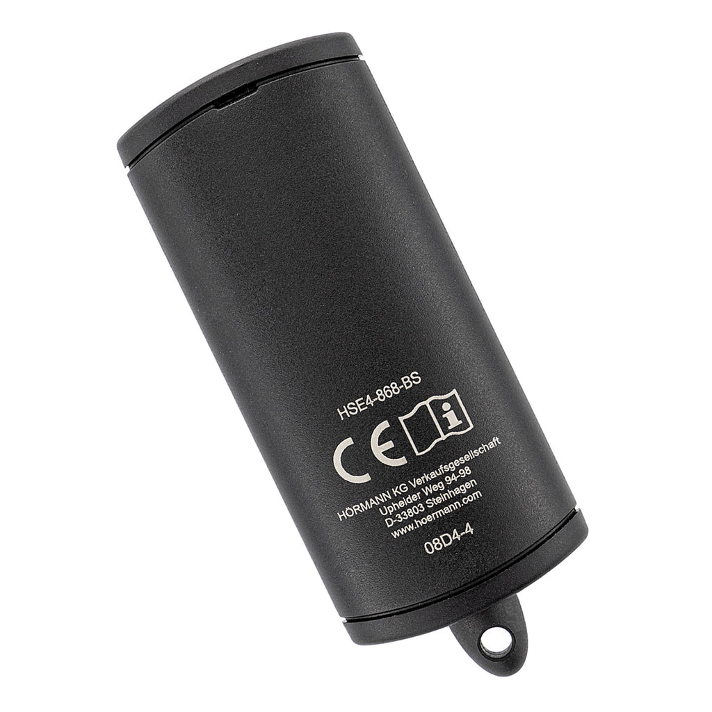 Télécommande Hörmann HSE 4, BiSecur, plastique structuré noir