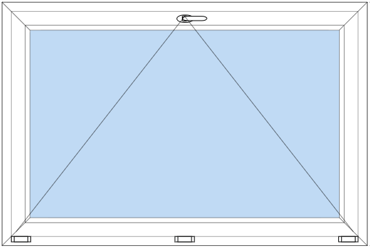 Fenêtre oscillo-battante en PVC