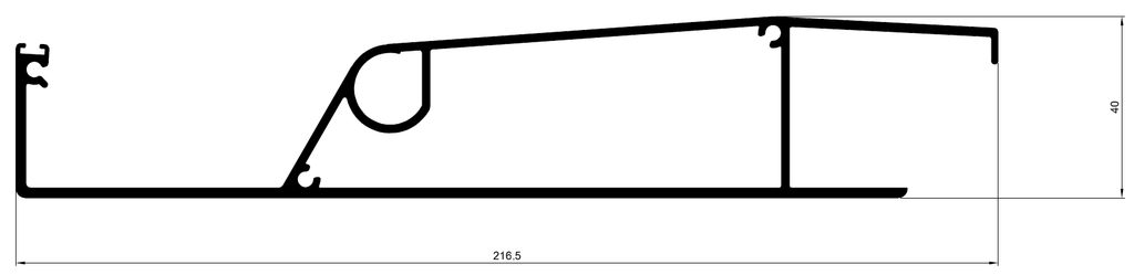 Pergola - lamelles de type F